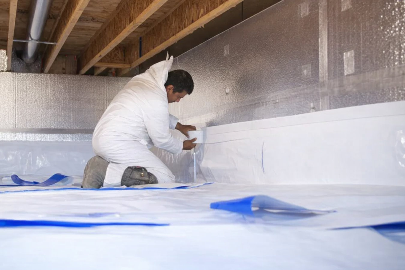 Vapor barrier installation